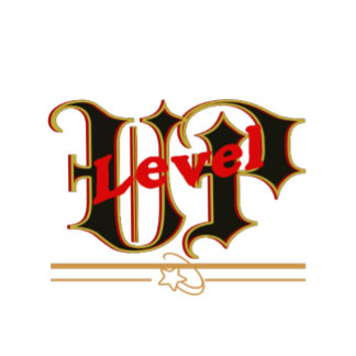 Level Up Love – Gothic-Typografie-Design T-Shirt