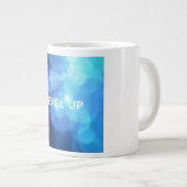 Level Up Mentalität Jumbo-Tasse (Vorderseite Rechts)