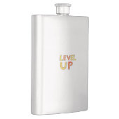 Level Up Motivationsdesign Flachmann (Rechts)