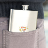 Level Up Motivationsdesign Flachmann (Beispiel)