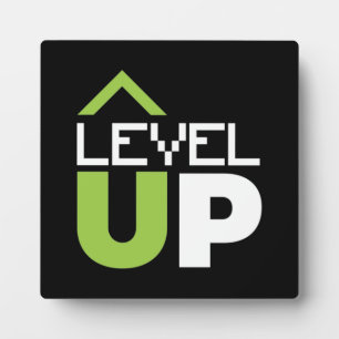 Level Up, Motivierend Videospiel, Gamer, Gaming Fotoplatte