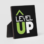 Level Up, Motivierend Videospiel, Gamer, Gaming Fotoplatte (Vorderseite)
