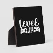 Level Up, Motivierend Videospiel, Gamer, Gaming P Fotoplatte (Vorderseite)