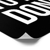 Level Up, nicht aufhören - Erfolg Motivierend gest Poster (Ecke)