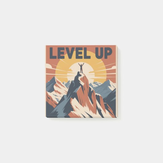 Level Up Post-it Klebezettel (Vorderseite)