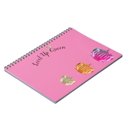 Level Up Queen Notebook Notizblock (Linke Seite)