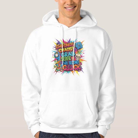 "Level Up Retro Gamer Hoodie" Hoodie (Vorderseite)