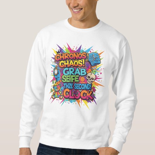"Level Up Retro Gamer Hoodie" Sweatshirt (Vorderseite)