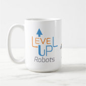 Level Up Roboter Bob & Wak Tasse (Links)