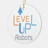 Level Up Roboter Weihnachtsschmuck (Links)
