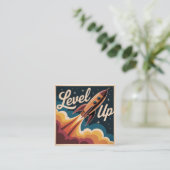 Level Up Telefonnummerkarte (Stehend Vorderseite)
