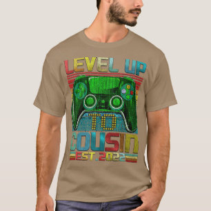 Level Up to Cousin Crew 2022 Schwangerschaft Baby T-Shirt