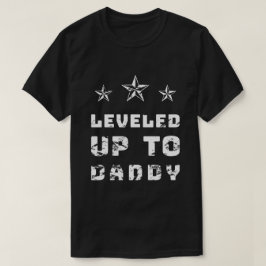 Level Up to Daddy - New Dad Gaming Graphic T-Shirt