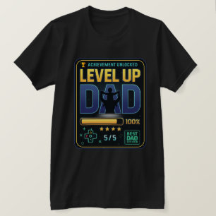 Level-Up-Vater-Gaming-T - Shirt   Unverschlossene 