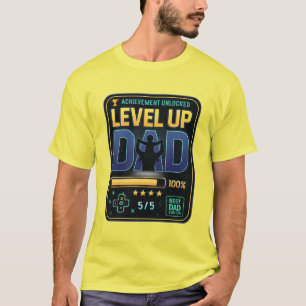 Level-Up-Vater-Gaming-T - Shirt Unverschlossene