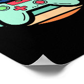 Level-Up-Video-Game-Controller Poster (Ecke)