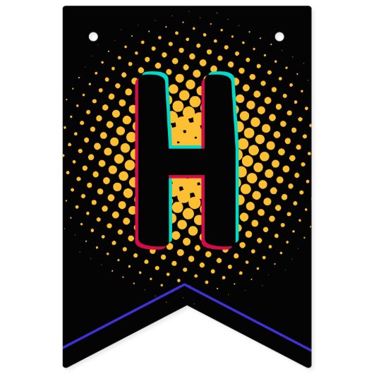 Level-Up-Video-Game-Controller Wimpelkette (Zweite Fahne)