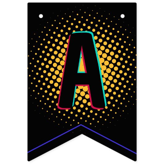 Level-Up-Video-Game-Controller Wimpelkette (Dritte Fahne)