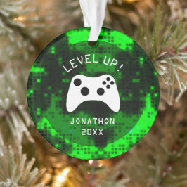 Level Up Video Game Game Truck Ornament