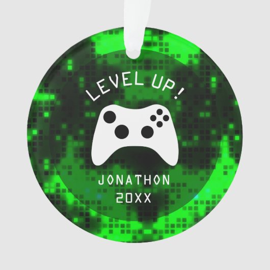 Level Up Video Game Game Truck Ornament (Vorderseite)