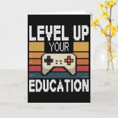 Level Up Your Education Video Gamer Unlock In Prog Karte (Gelbe Blume)