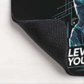 Level Up Your Mind Ai Gamer Mousepad (Ecke)
