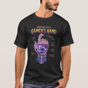 Level Up Your Style mit der Anatomie eines Gamers T-Shirt