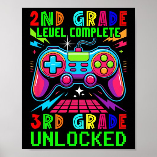 Level Vollständiger 3. Klasse Ungeschlossener Game Poster (Vorne)