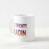 Level zwanzig Paladin Kaffeetasse (Vorderseite Links)