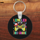 Leveled Up To 3rd Grade Gamer First Day Boys Ck To Schlüsselanhänger (Vorderseite)