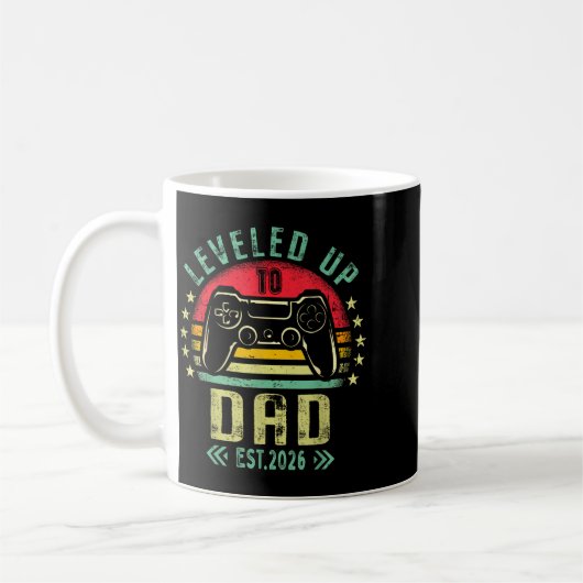 Leveled Up To Dad 2026 Promoted To Daddy Level Unl Kaffeetasse (Links)
