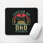 Leveled Up To Dad 2026 Promoted To Daddy Level Unl Mousepad (Mit Mouse)