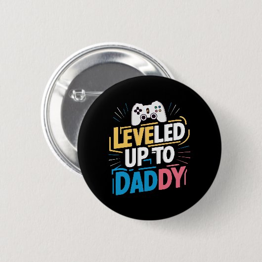 Leveled up to Daddy Button (Vorne & Hinten)