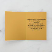 Leveled Up to Uncle Karte (Innenseite)