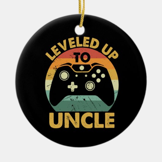 Leveled Up to Uncle Keramik Ornament (Vorne)