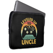 Leveled Up to Uncle Laptopschutzhülle (Vorne Rechts)