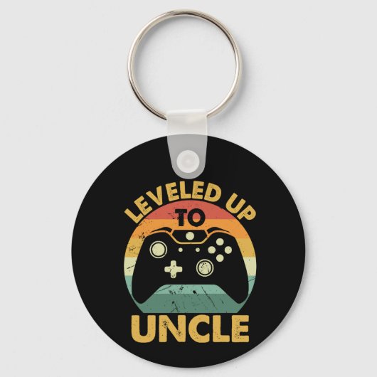Leveled Up to Uncle Schlüsselanhänger (Vorderseite)