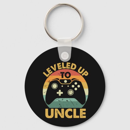 Leveled Up to Uncle Schlüsselanhänger (Rückseite)