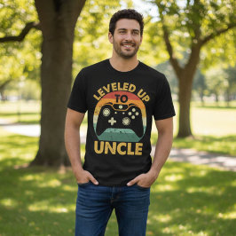 Leveled Up to Uncle T-Shirt