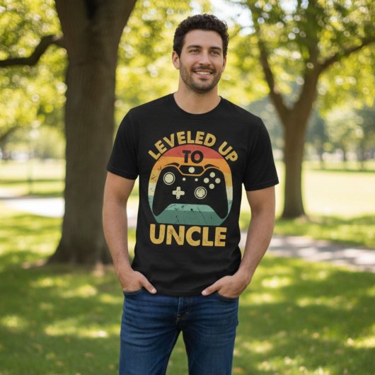 Leveled Up to Uncle T-Shirt