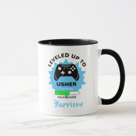 Leveled Usher Gamer Fun Glass Tasse