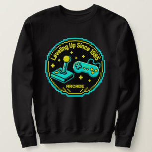 Leveling Up Since 1985 Arcade T-Shirt Sweatshirt