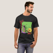 Leveling Up System Hologram Cat T-Shirt (Vorne ganz)