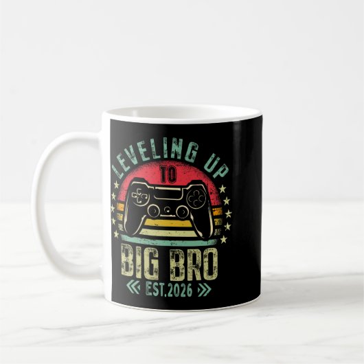 Leveling Up To Big Brother 2026 Funny New Gamer Bo Kaffeetasse (Links)