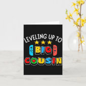 Leveling Up To Big Cousin Funny Gaming Video Game Karte (Gelbe Blume)