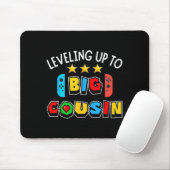 Leveling Up To Big Cousin Funny Gaming Video Game  Mousepad (Mit Mouse)