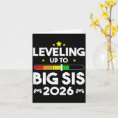 Leveling Up To Big Sis Est 2026 New Big Sister 202 Karte (Gelbe Blume)