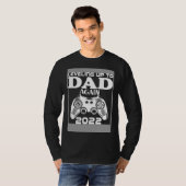 Leveling Up To Dad Again 2022 Daddy Pregnancy Anno T-Shirt (Vorne ganz)
