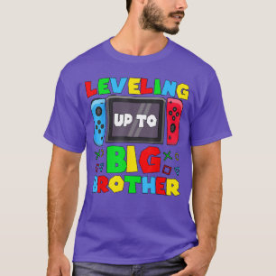 Leveling Upo großer Bruder lustiger Gamer Jungen M T-Shirt