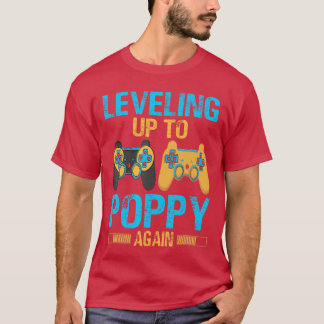 Leveling Upo Poppy Again Gaming-Geschenk Poppy Aga T-Shirt